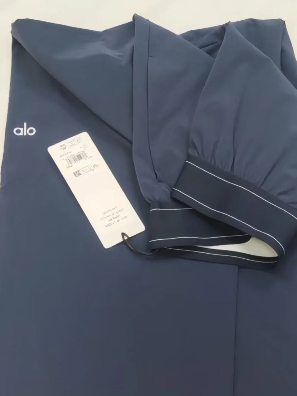 Wide Leg✨ALO Yoga Suit Up Trouser Navy Blue💙Elastic waistband ( Regular )